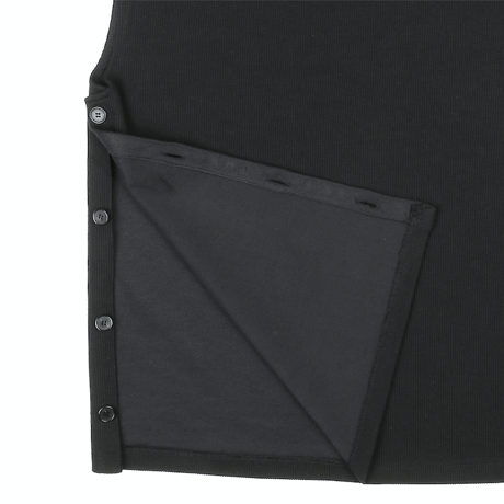 『 BY:L 』 　ラウンドオープンベスト  (Black)