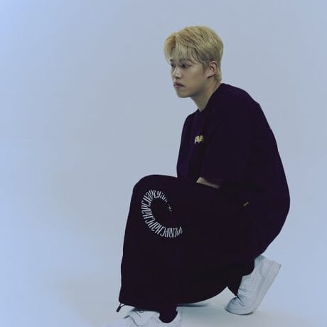 『CHAP CHAP』 　サークルチャップロゴスウェットパンツ (Black)
