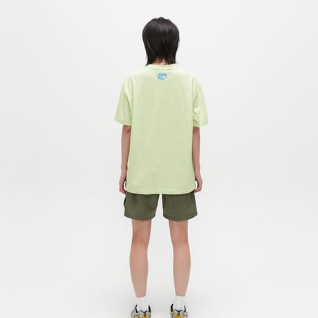 『Code:graphy』 　フラワーロゴ Tシャツ (Melon)