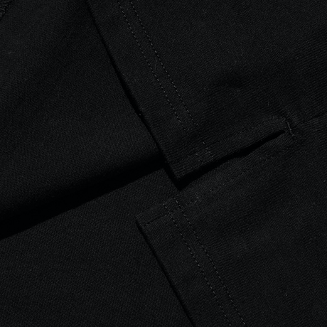 『grooverhyme』 　レイヤードロングスリーブ Tシャツ (Black)