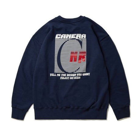 『CANERA』　シンボルスウェットシャツ (Navy)