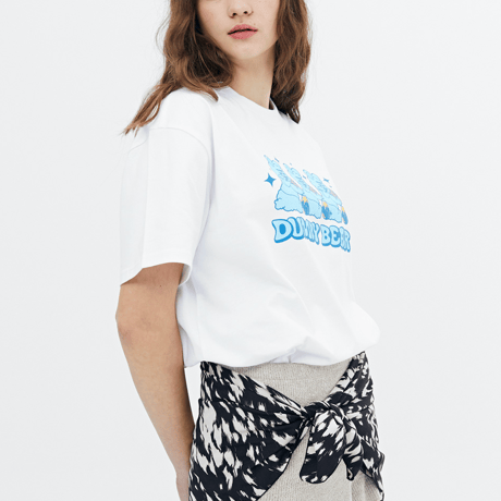 『grooverhyme』 　TRIPLE DUMBY T-SHIRT (White)