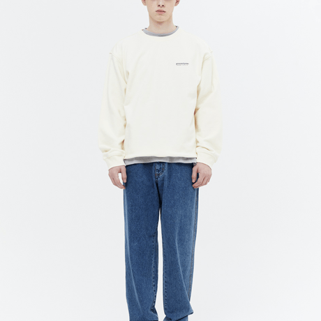 『grooverhyme』 　NYC ロケーションスウェット (Ivory)