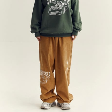 『CHAP CHAP』 　レーシングベアコーデュロイパンツ (Beige)