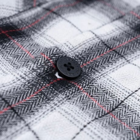 『BLACKBLOND』　No Sympathy Layered Check Shirt (White)