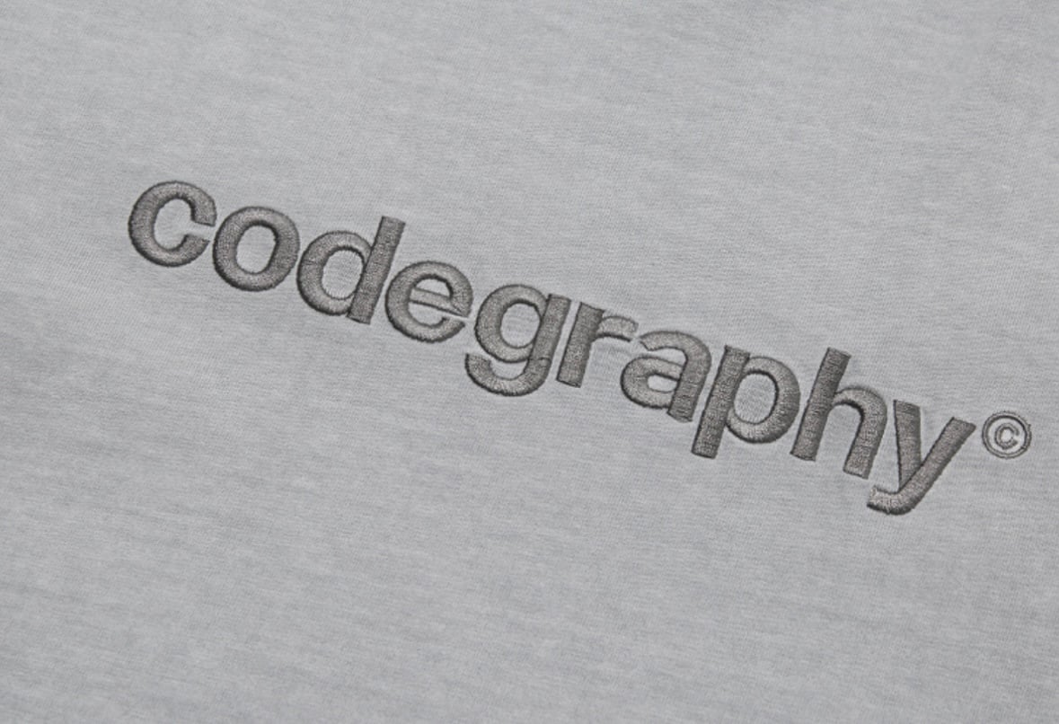 ★ codegraphy★ Pigment 25 Emblem Short Sleeve T-Shirt Char CGPORIGINTIGERLOGOSHORTSLEEVET