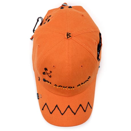 『BLACKBLOND』  クレージーグラフィティーキャップハロウィーンエディション (Orange)