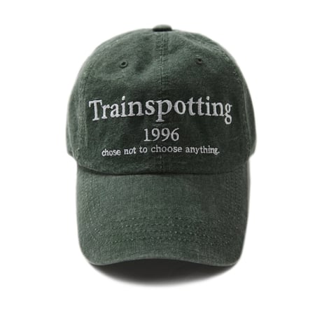 『CANERA』　washing vintage cap (Deep Green)