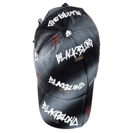 『BLACKBLOND』  ディスオーダーグラフィティーロゴキャップ (Black)