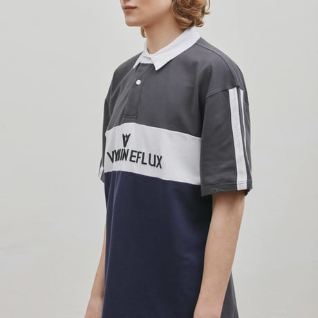『Verynineflux』 シグネチャーPK Tシャツ (Charcoal)