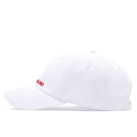 『BLACKBLOND』  　オリジナルロゴキャップ (White/Red)