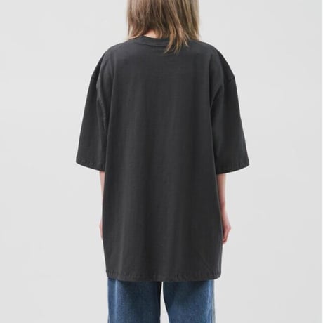 『HIFIFNK』  アングルデジタルプリントTシャツ (White、Charcoal)