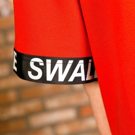 Swallowtale Strapped Mesh T-shirts(Red)