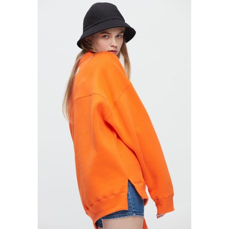 『Verynineflux』   ユニバーシティースウェット (Orange)