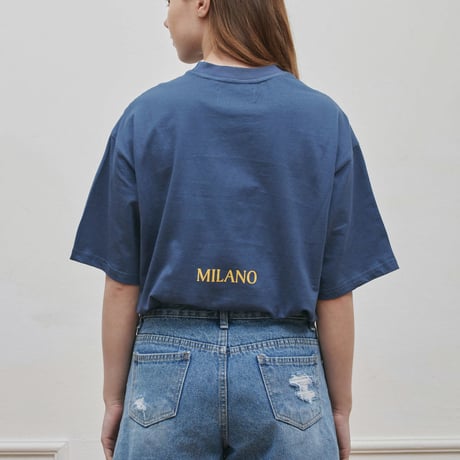 『Verynineflux』  MELLIFLUOUS  Tシャツ (Darkblue)