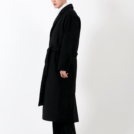 『 BY:L 』    ローブマキシコート (Black)