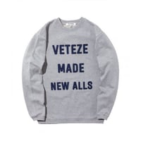 『VETEZE』 　ビッグメードスウェット (Grey)