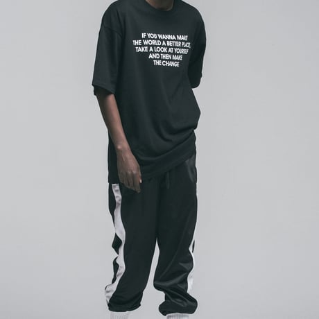『Verynineflux』  インストラクション  Tシャツ (Black)