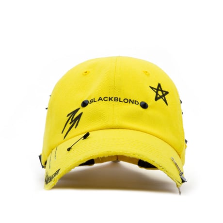 『BLACKBLOND』  レフレクションロゴノーシンパシーキャップ (Yellow)