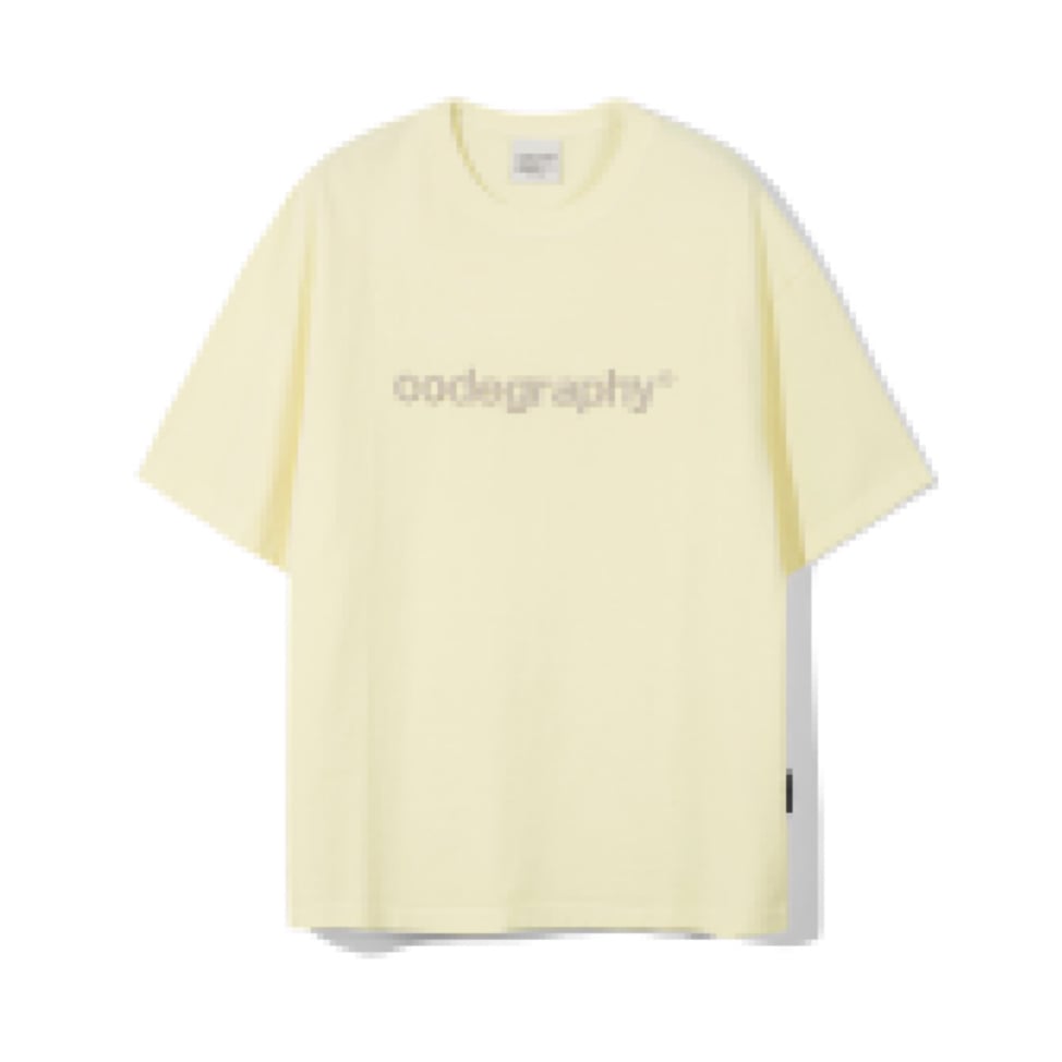 Code:graphy』 pigment codegraphy logo t-shirt