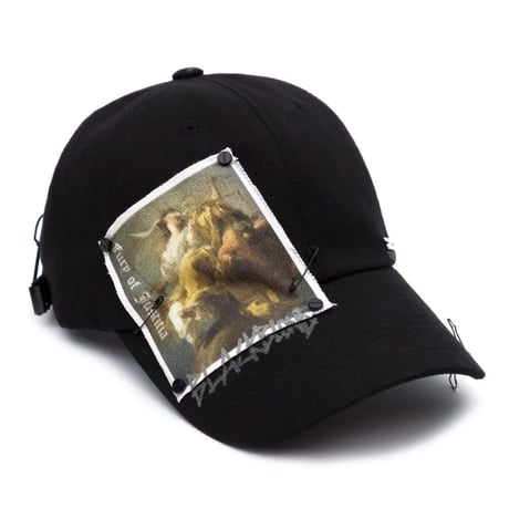 『BLACKBLOND』  ユースティティアパッチキャップ (Black)