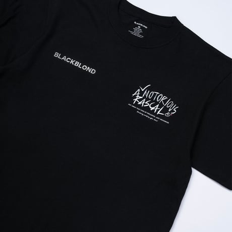 『BLACKBLOND』　rascal t-shirt (Black)