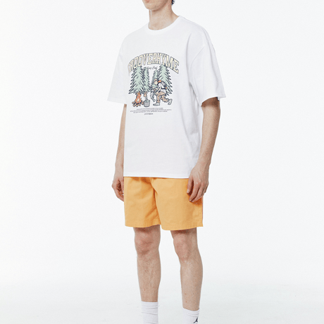『grooverhyme』 　キャンピングボーイ Tシャツ (White)
