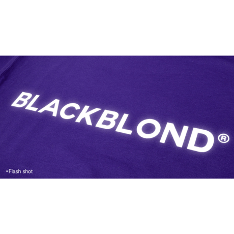 『BLACKBLOND』 　リフレクションクラシックスマイルロゴパーカー (Purple)