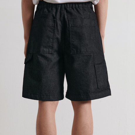 『BY.L 』 バミューダワークパンツ (Black)