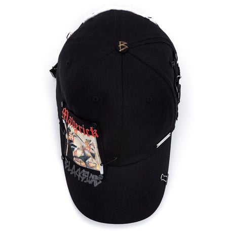 『BLACKBLOND』 　マーベリックパッチキャップ (Black)
