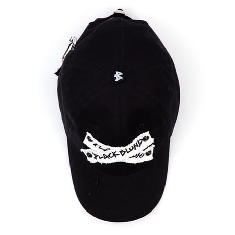 『BLACKBLOND』 Xパッチロゴキャップ (Black)