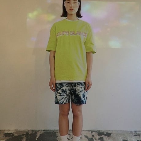 『LOUPS BLANCS』 タイダイバンディングショートパンツ