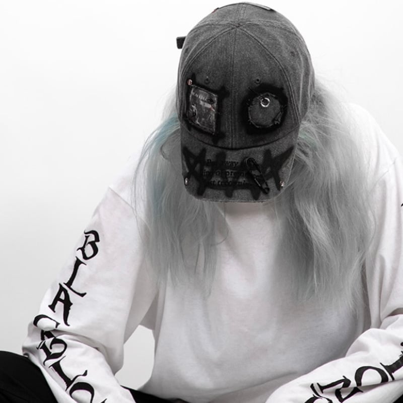 BLACKBLOND』 ゴブリングラフィティーカスタムキャップ (Dark Gray) |