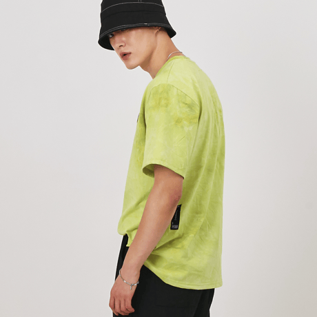 『 BY:L 』    エンブレムタイダイTシャツ (Lime)