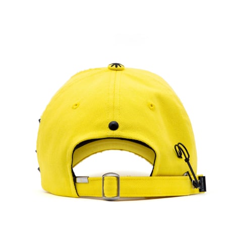 『BLACKBLOND』 ビッグスマイルパッチロゴキャップ (Yellow)