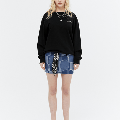 『grooverhyme』 　NYC ロケーションスウェット (Black)