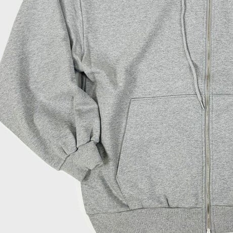 『SK8ER ROCK』 　クロスロゴヘビーバルーンフィットコットンジップパーカー (Gray)
