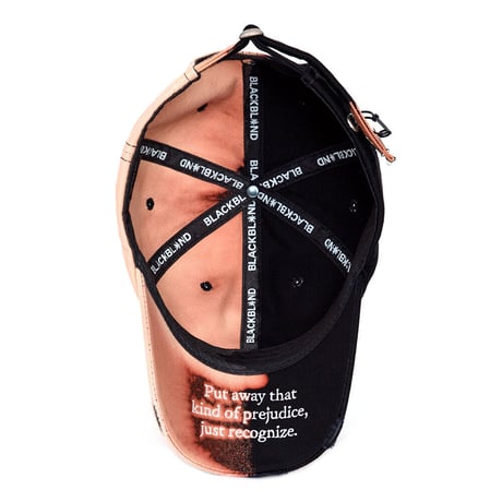 『BLACKBLOND』  division covered logo cap (Black)