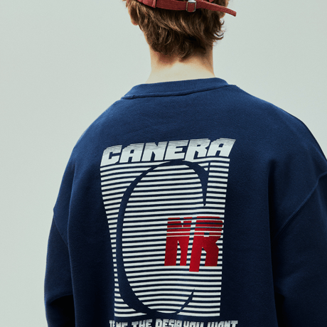 『CANERA』　シンボルスウェットシャツ (Navy)