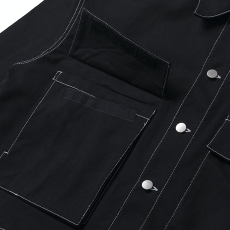 『 BY:L 』 　ステッチコープトラッカージャケット  (Black)