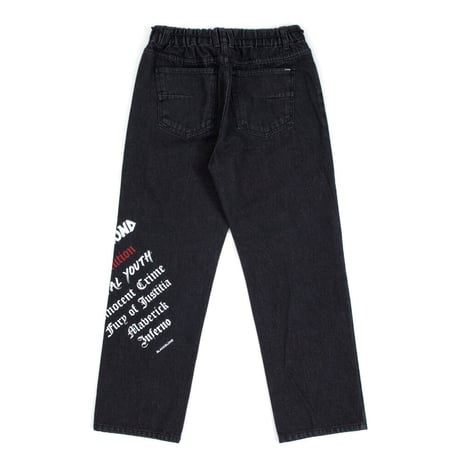 『BLACKBLOND』 　ヒストリーデニムパンツ (Charcoal)