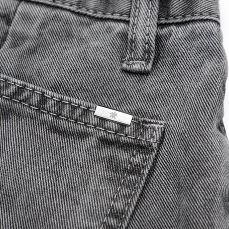 『BLACKBLOND』 　ザアパリションワイドデニムカーゴパンツ (Gray)