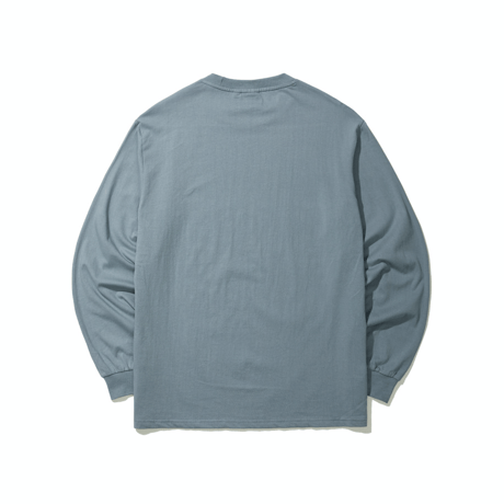 『Code:graphy』 　アースロゴロングスリーブ Tシャツ (Sky Blue)