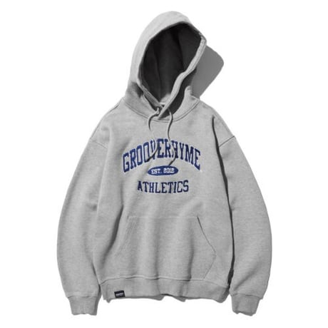 『grooverhyme』 　アスレチックスパーカー (Melange Grey)