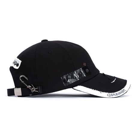『BLACKBLOND』Solid Oxford 7 Sins Graffiti Cap