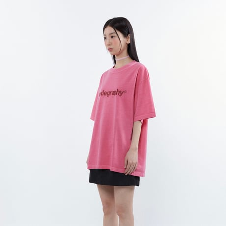 『Code:graphy』 　pigment  codegraphy logo t-shirt (Indipink)