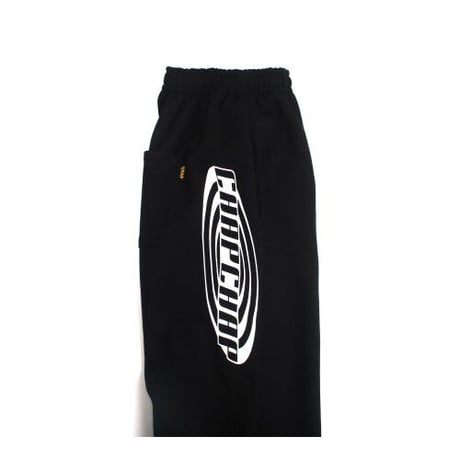 『CHAP CHAP』 　トルネードロゴスウェットパンツ (Black)