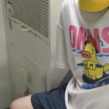 『OKENS SEOUL 』 Fury Seoul Fury Bird Wavy TEE (Oatmeal)