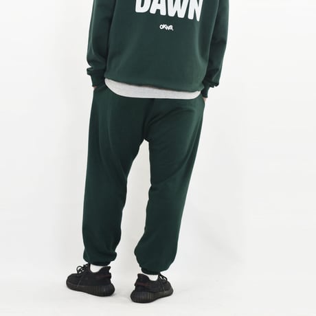 『OKENS SEOUL 』 rise and dawn training pants   (Dark Green)
