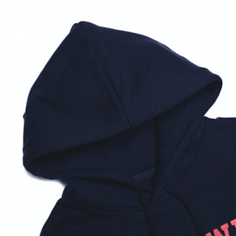 『LOUPS BLANCS』ドーンフードスウェットシャツ (Navy)